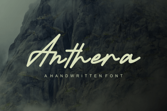 Anthera: A Bold, Authentic Display Font for Modern Web Design