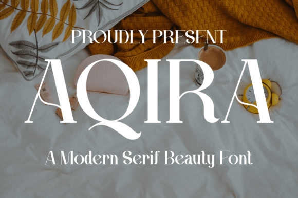 Aqira: A Bold, Authentic Serif Font for Real Branding Work