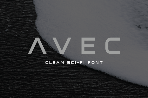 Avec: A Clean, Futuristic Sans Serif Font for Small Business Brands