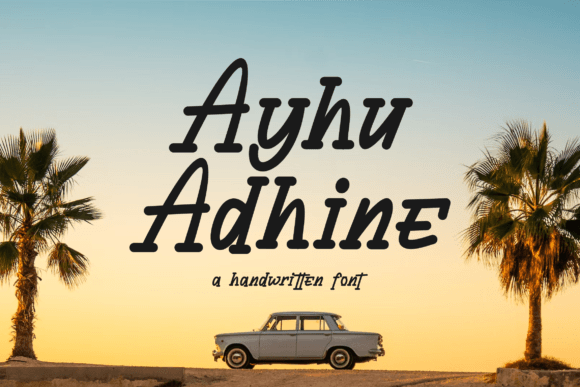 Ayhu Adhine: A Bold, Authentic Serif Display Font for Real Branding