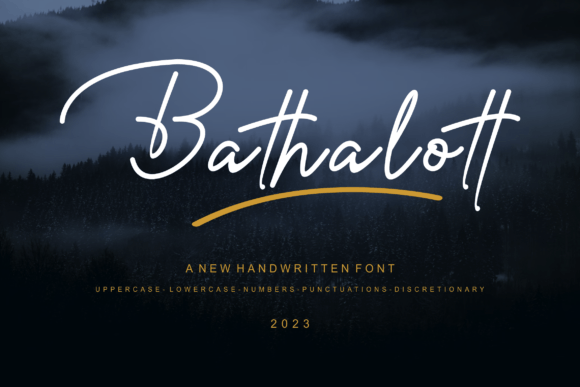 Bathalott: A Modern Script Font That Makes Your Brand Feel Intentional