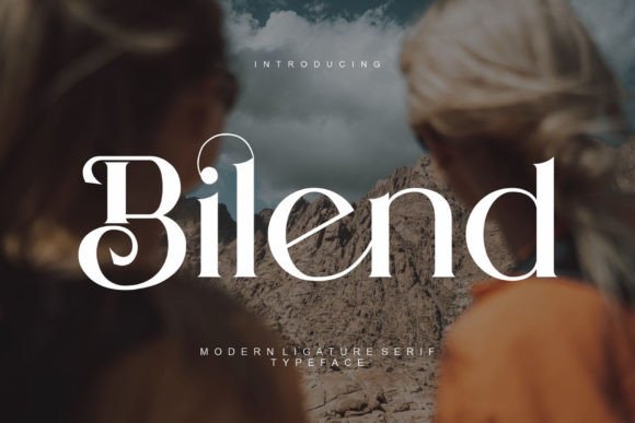 Bilend: A Modern Serif Typeface for Digital Branding