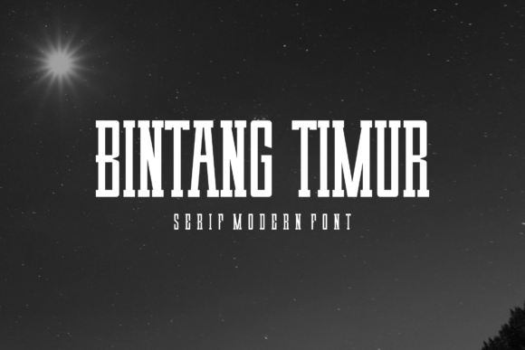 Bintangtimur Font: A Bold, Trustworthy Serif for Real Business Branding