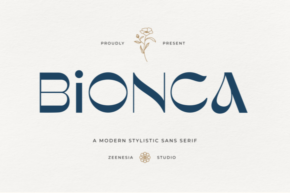 Bionca: A Modern Display Font for Confident Digital Branding