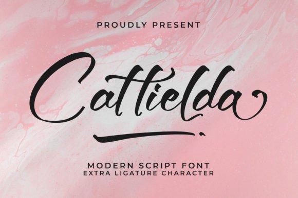 Cattielda: A Modern Script Font for Digital Branding