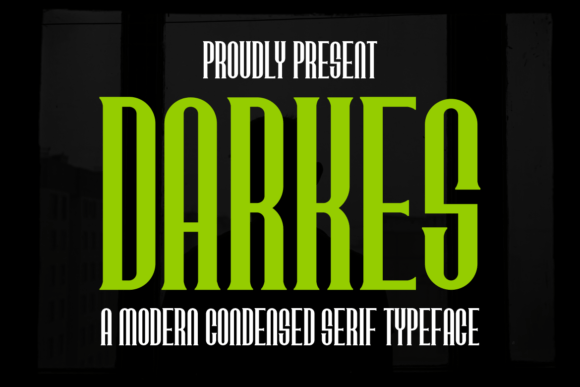 Darkes: A Bold Condensed Serif for Editorial Impact