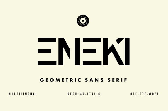 Eneki: A Modern Sans Serif Font for Digital Clarity