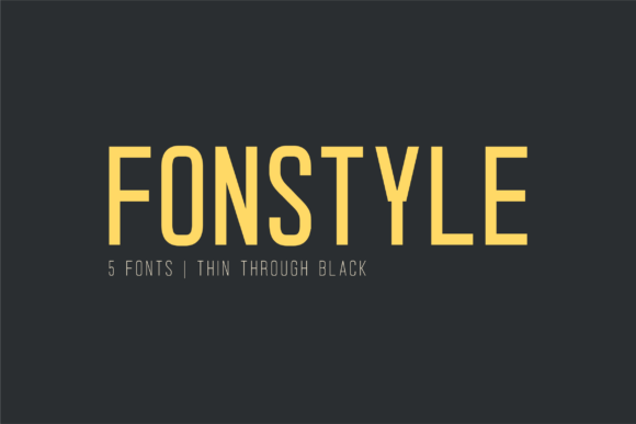 Fonstyle: A Modern Sans Serif for Editorial Clarity and Grace