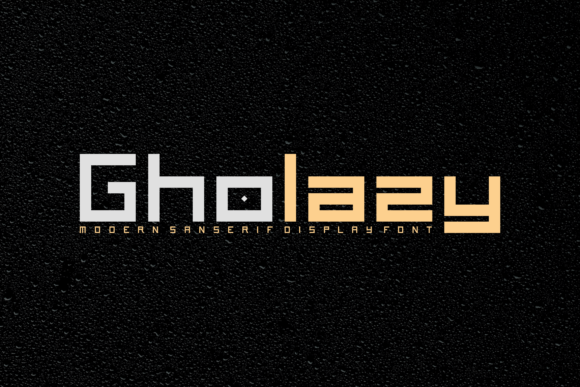 Gholazy: A Confident Sans Serif for Thoughtful Typography