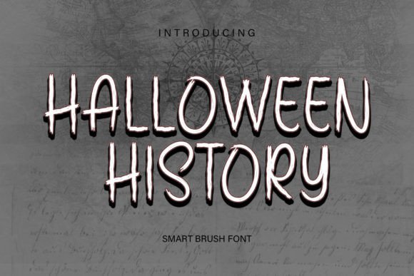 Halloween History: A Modern Handwritten Font for Digital Branding