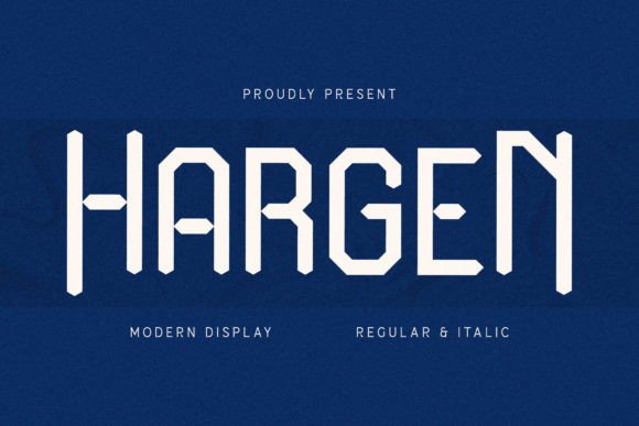 Hargen: A Serif Typeface That Elevates Handmade Design