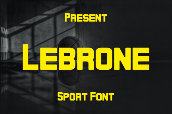 Lebrone: A Bold, Modern Display Font for Digital Branding