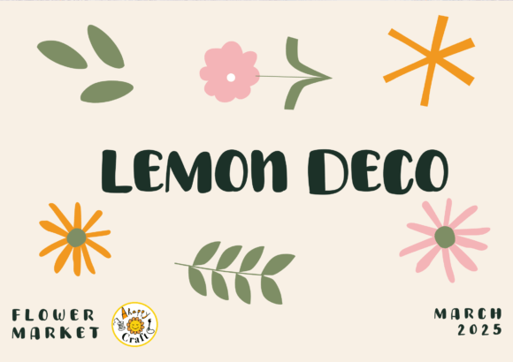 Lemon Deco: A Playful, Handmade Script Font for Editorial Warmth