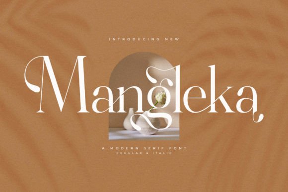 Mangleka: A Serif Typeface That Elevates Real Small Business Branding