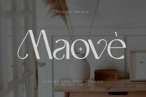 Maove: A Modern Sans Serif Font for Digital Branding