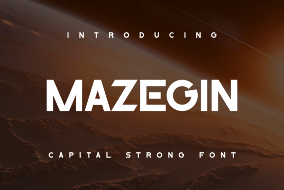 Mazegin: A Clean, Elegant Sans Serif Font for Crafters & Sellers