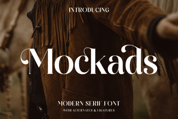 Mockads: A Serif Typeface That Elevates Elegant Branding