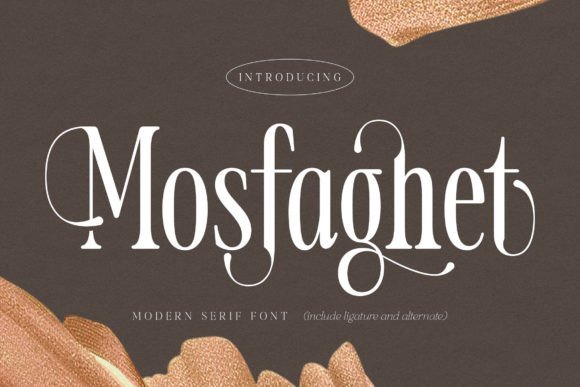Mosfaghet: A Serif Font That Anchors Campaigns With Quiet Confidence