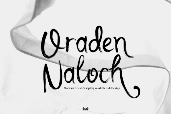 Oraden Naloch: A Handwritten Brush Font That Sells