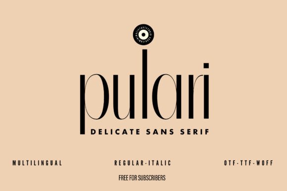 Pulari: A Chic Sans Serif Typeface for Modern Web Design