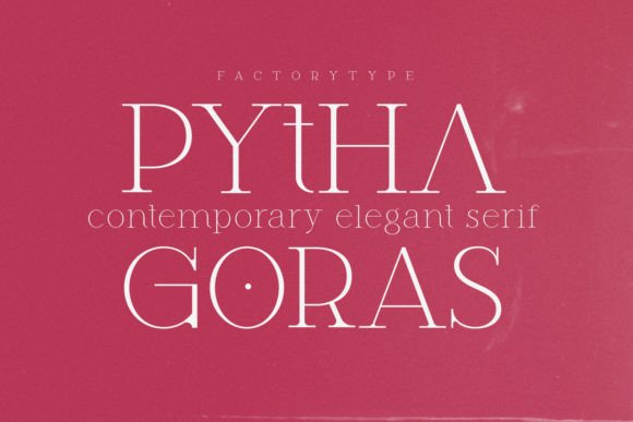 Pythagoras: A Modern Serif Font That Elevates Digital Branding