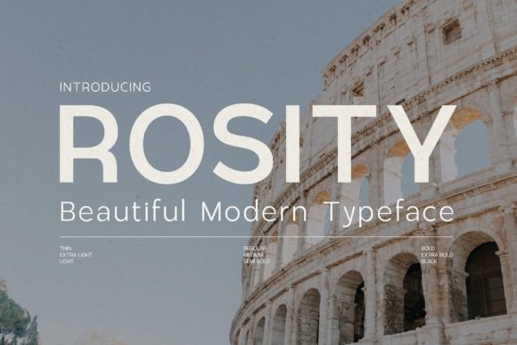 Rosity: A Modern Sans Serif Font That Works in Real Campaigns
