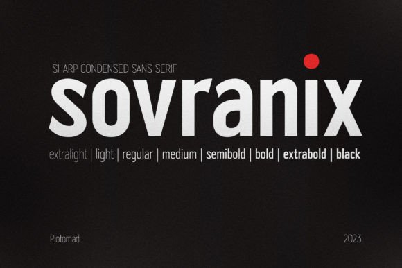 Sovranix: A Modern Sans Serif for Editorial Impact