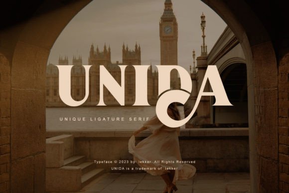 Unida: A Serif Typeface That Elevates Real Small Business Branding